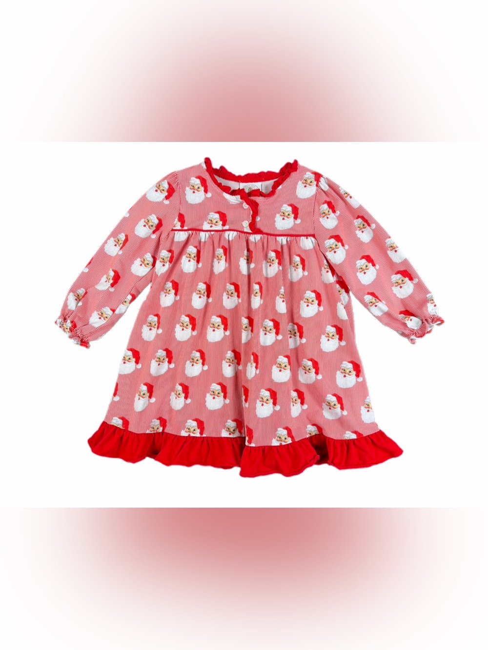 Cypress Row Childrenโs Clothing Vintage Santa Nightgown - 5